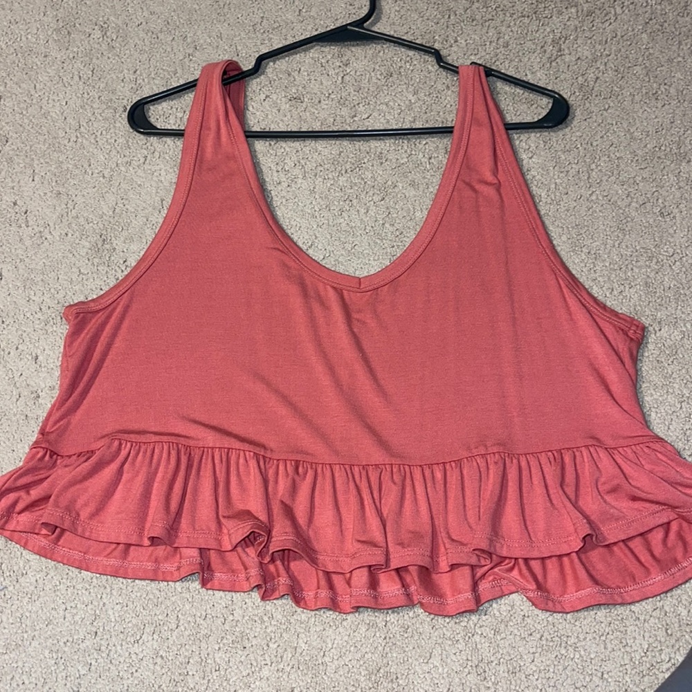 Pink crop top